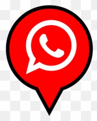Whatsapp Logo Icon Of Colored Outline Style - Available Blue png