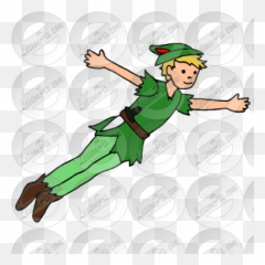 Peter Pan Picture For Classroom Therapy Use - Great Peter Fictional Character Png,Peter Pan Png