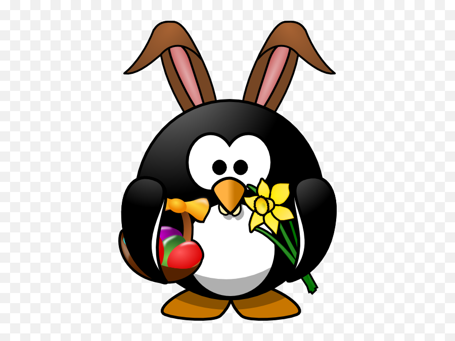 Easter Penguin Png 900px Large Size - Clip Arts Free And Png Penguin Easter Clipart,Pittsburgh Penguins Png