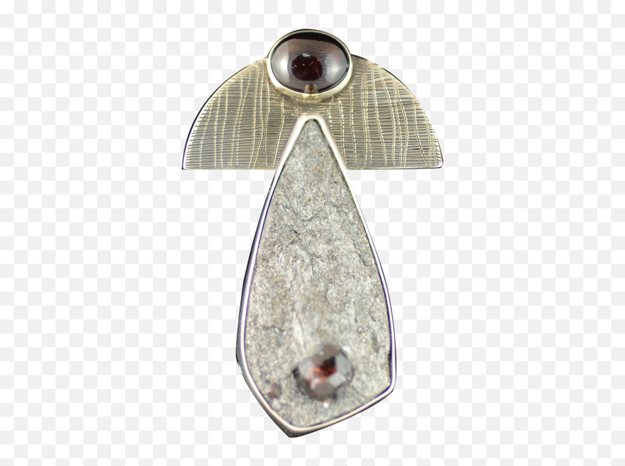 Pinpendant - Ss Garnetgarnet Shist U2014 Courtney Design Png,Garnet Png