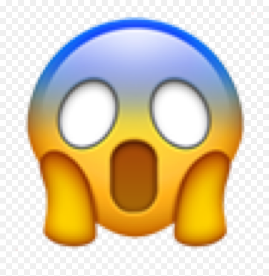 Meme Emoji Face Shock Sticker By Vanessa Tovarkova - Dot Png,Shock Emoji Png