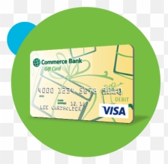 Visa Gift Cards Commerce Bank - Google Bank Of America Defenders Of Wildlife Png,Gift Cards Png