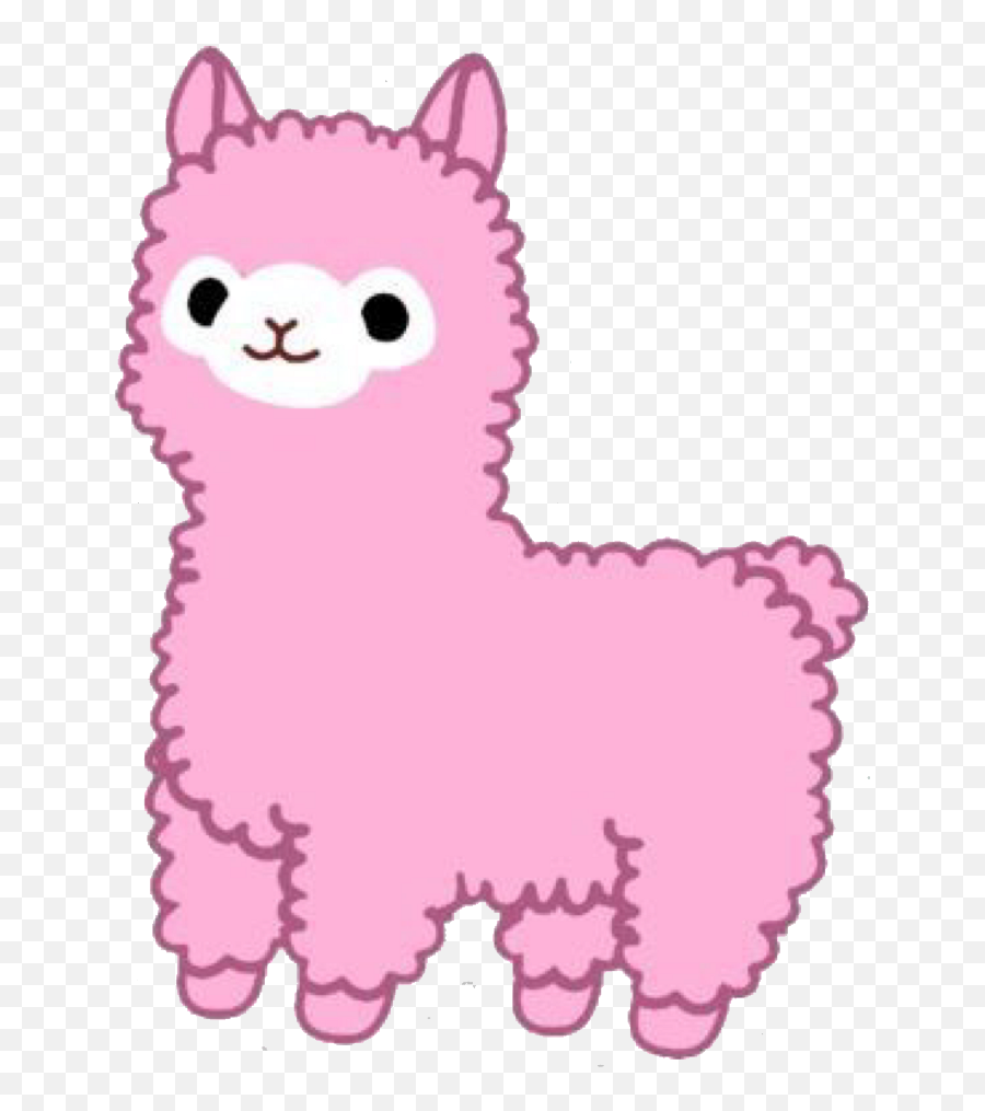 Llama Clipart Png - Pink Alpaca Sticker,Fortnite Llama Png