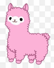 Llama Clipart Png - Pink Alpaca Sticker,Fortnite Llama Png