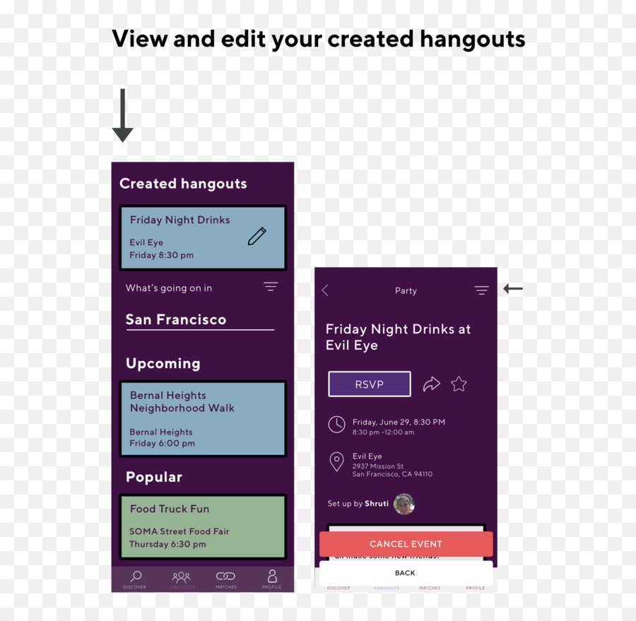 Queerio Ux U0026 Ui Mobile Design U2014 Shruti Desai Designer - Vertical Png,Hangouts Transparent Ui