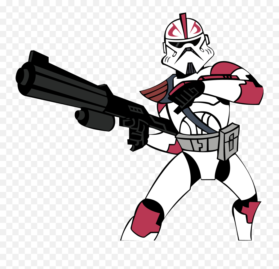 Wars Clipart Star Gun - Arc Trooper Clone Wars 2003 Star Wars Clone Wars 2003 Arc Troopers Png,Clone Trooper Png