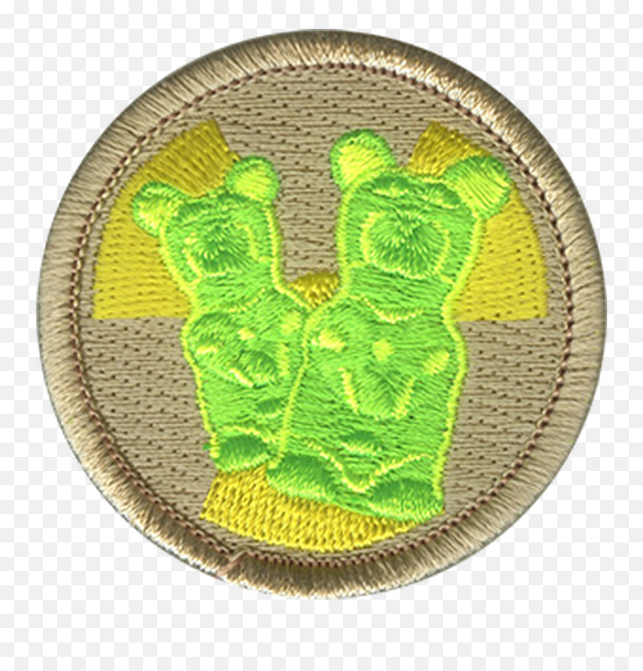 Radioactive Gummy Bear Patrol Patch - Solid Png,Gummy Bear Logo
