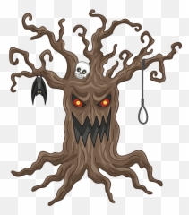 Haunted Tree Clipart Free Download Transparent Png Creazilla - Haunted Trees Clipart,Tree Transparent Png