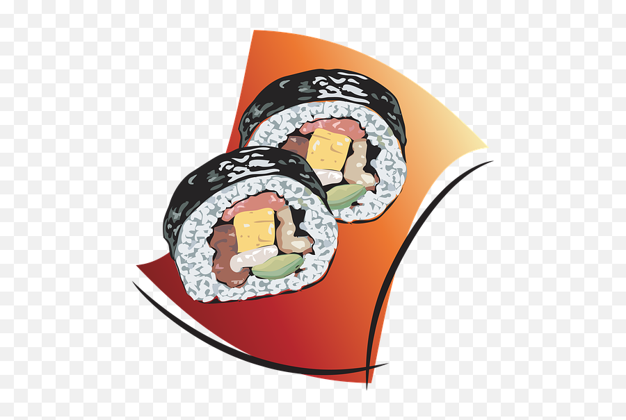 Sushi Roll Fish - Free Image On Pixabay Food Png,Sushi Roll Png