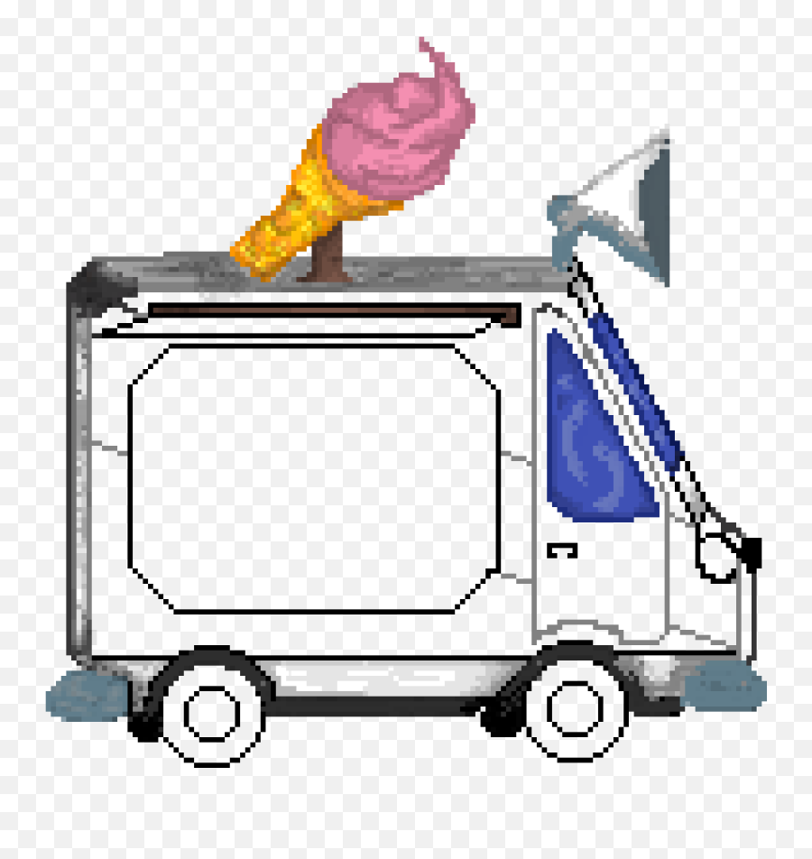 Pixilart - Ice Cream Truck By Ory Commercial Vehicle Png,Ice Cream Truck Png