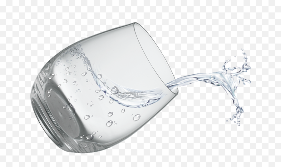 Glass Water - Glass Of Water Spilling Png,Water Png