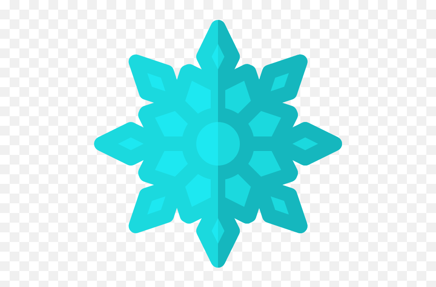 Flat Version Snowflake Icon - Nature Rounded Icons Png,Snowflake Icon Png