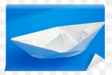 Folded Paper Ship - We live to change png