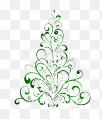 Christmas Tree Line Art Free Download Clip - WebComicmsNet png