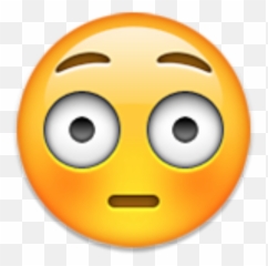 Iphone Emoji Sticker Smiley Emotion - Big Eyes Png Face