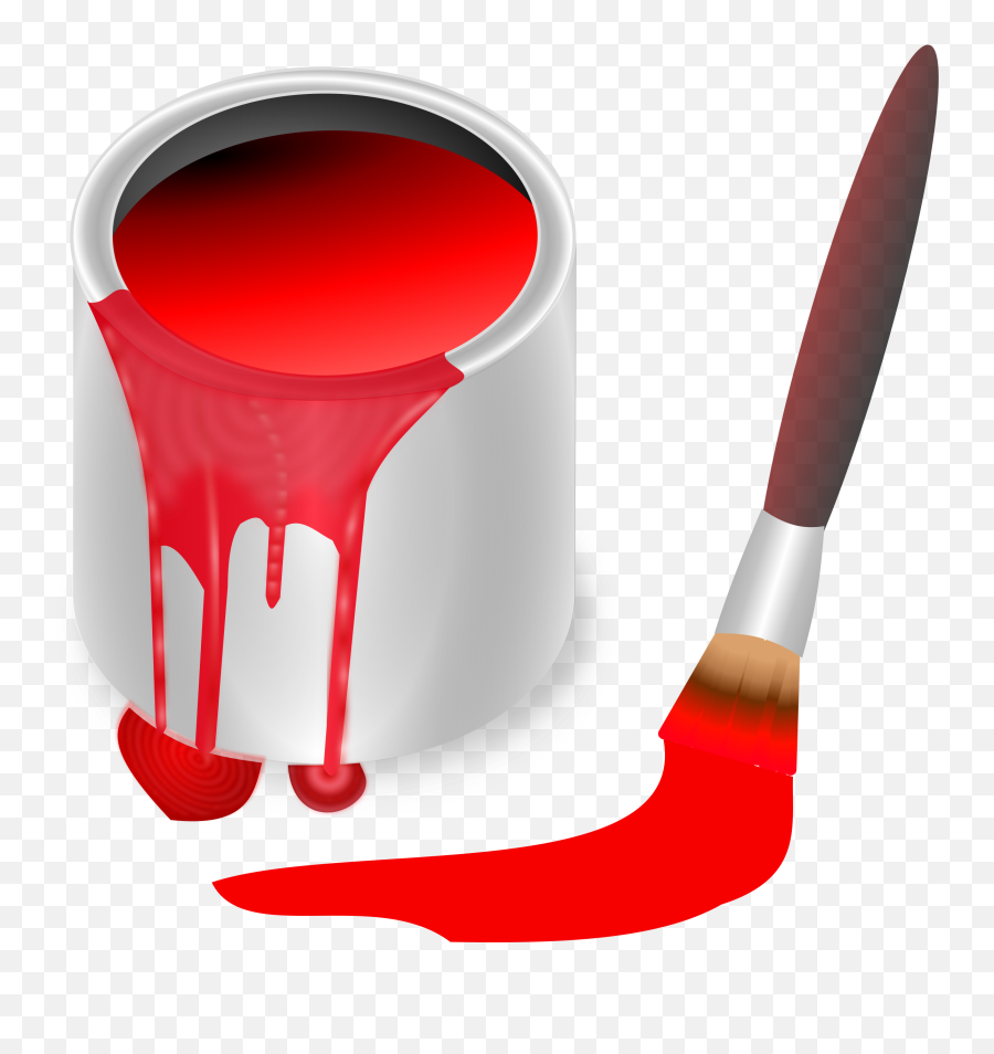 Color Bucket Big Image Png - Brown Paint Clipart Red Paint Clipart,Crayon Clipart Png