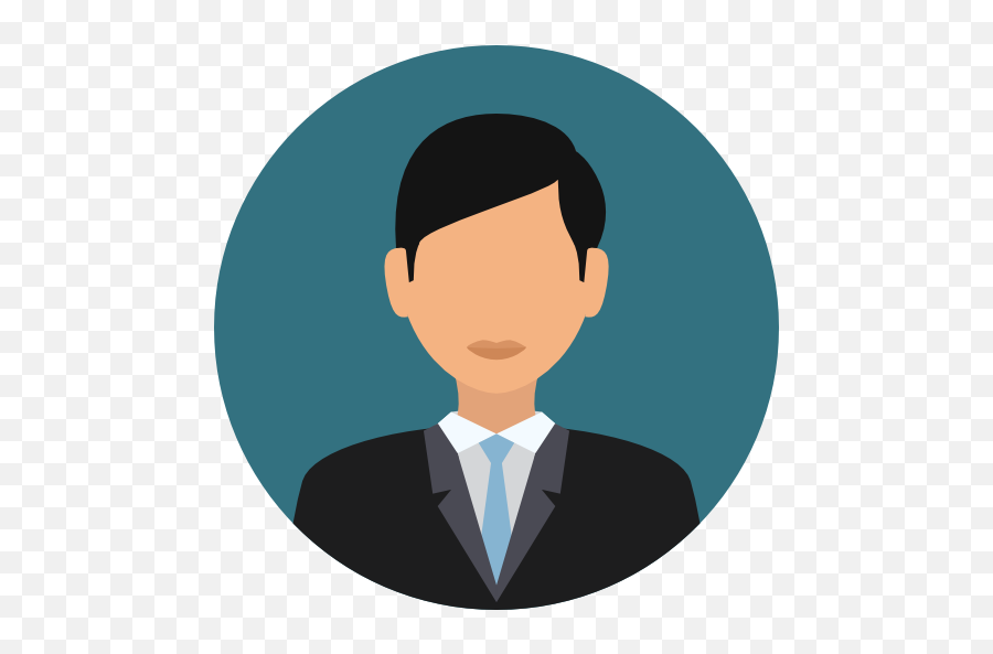 Man User Profile Avatar Social Icon - Flat Manager Icon Png,No Profile Picture Icon