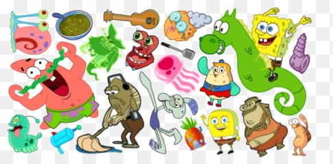 Spongebob Cursor Collection - Custom png