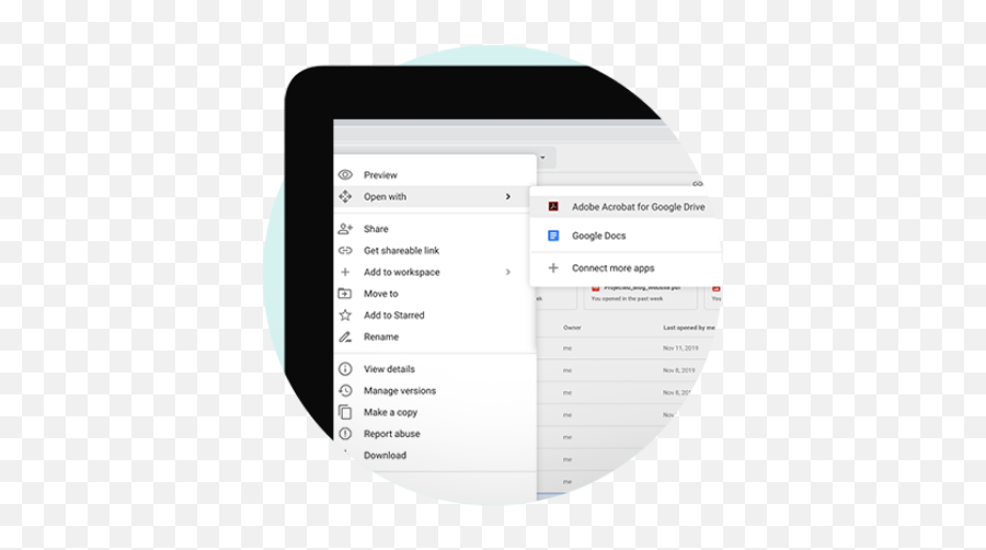 Google Drive Integration Adobe Acrobat - Document Png,Google Docs Png