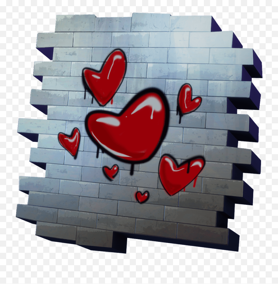 Fortnite Hearts Sprays - Fortnite Skins Fortnite Tunnel Spray Png,Heart Icon Abstract