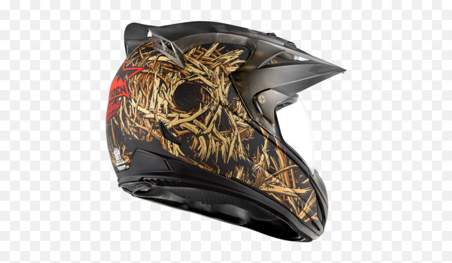 Icon Variant Splintered Dual Sport Helmet U2013 Riverside Motosports - Silver Icon Variant Shield Png,Icon Helmets Parts