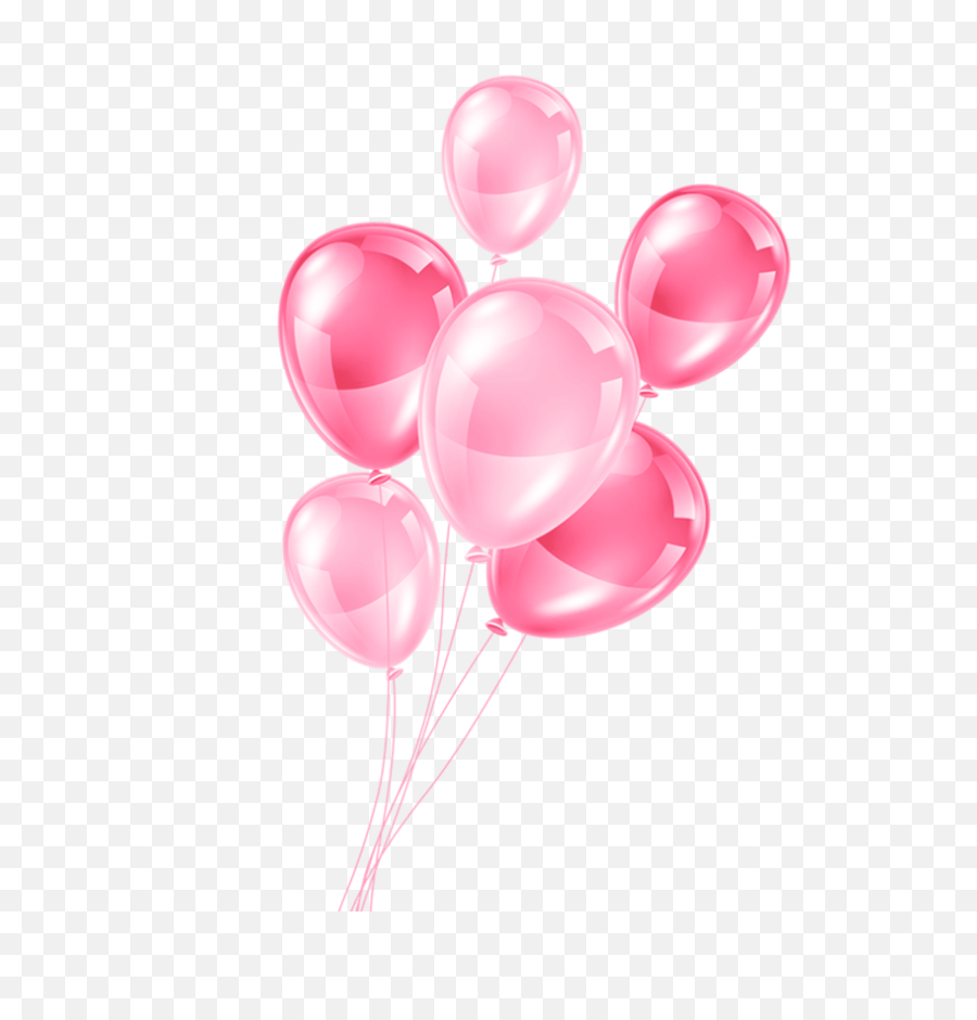 Download Free Png Pink Balloon Image - Transparent Pink Balloon Png,White Balloons Png