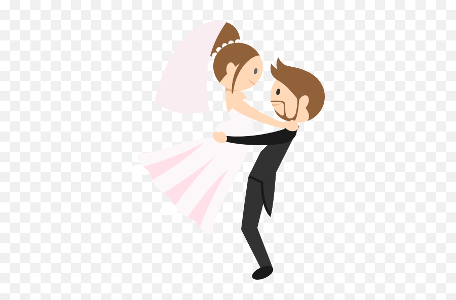 Romantic Groom Wedding Couple Bride People Icon - Wedding Couple Animated Png,Married Couple Png