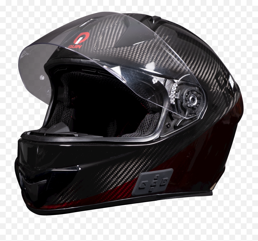Quin Ghost Umbra Intelliquin Bluetooth System - Quin Helmet With Nobackground Png,Icon Airframe Pro Carbon