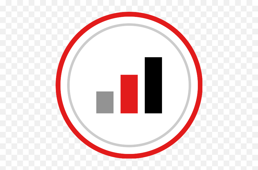Bars Chart Inside A Square Outline Vector Svg Icon - Png Dot,Red Website Icon
