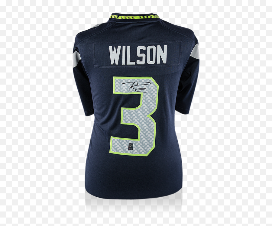 Russell Wilson Back Signed Seattle Seahawks Jersey - Russell Wilson Jersey Png,Seahawks Icon