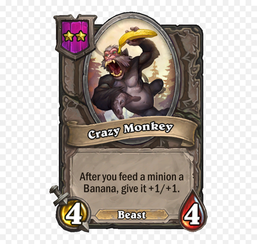 Crazy Monkey - Hearthstone Wiki Gadgetzan Auctioneer Png,Crazy Buddy Icon