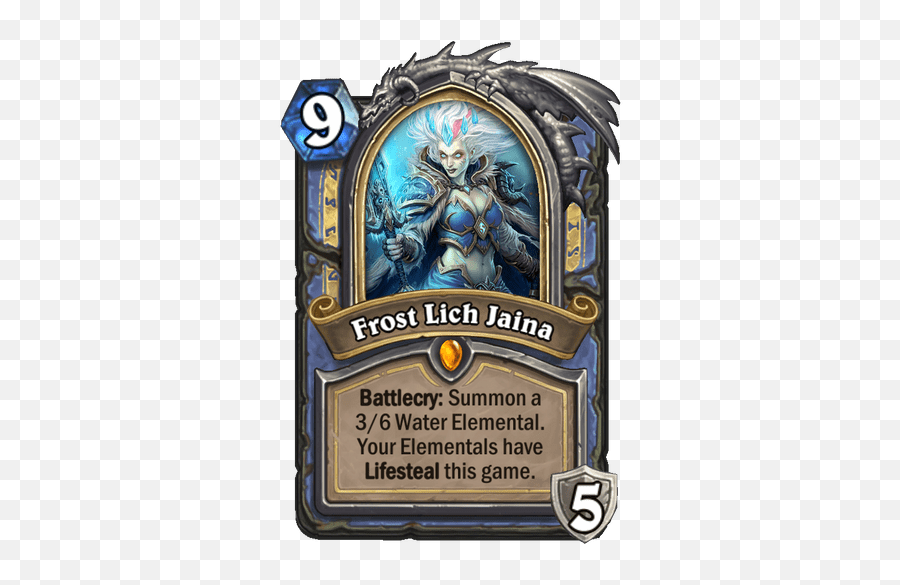 Frost Lich Jaina Hearthstone Hs - Frost Lich Jaina Png,Jaina Icon Twitch