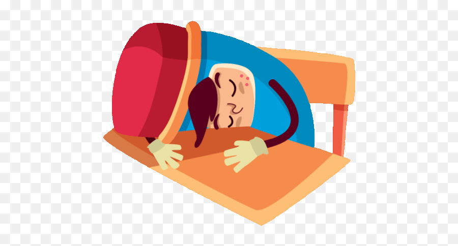 Pencil Sleeps In Class Sticker - Pencil Pack Sleep Tired Fatigue Png,Breaking Pencil Icon