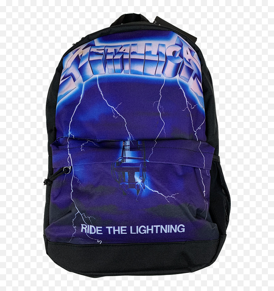 Metallica - Ride The Lightning Backpack Metallica Ride The Lightning Album Cover Png,Metallica Icon Hd