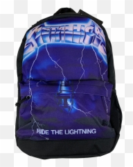 Metallica - Ride The Lightning Backpack Metallica Album Cover png