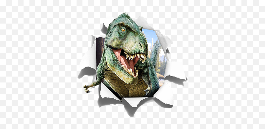 3d T - Rex Wall Sticker Tenstickers T Rex Jurassic Period Png,Tyrannosaurus Rex Png