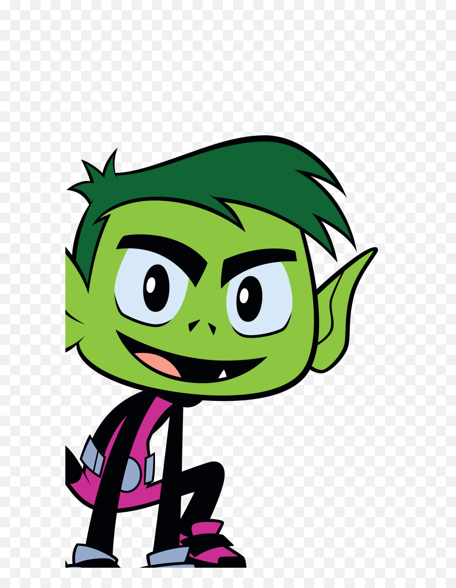 Download Hd The Official Teen Titans Go - Teen Titans Go Beast Boy Png,Teen Titans Logo Png