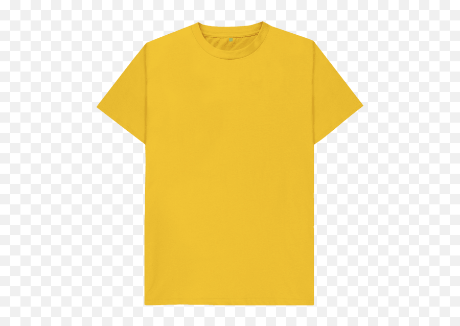 Mustard Plain Organic T - T Png,Tee Shirt Png