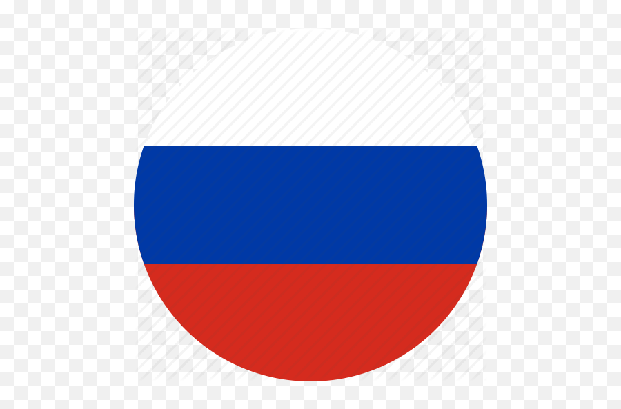 Flag Russia Icon - Russia Circle Flag Png,Russian Flag Png