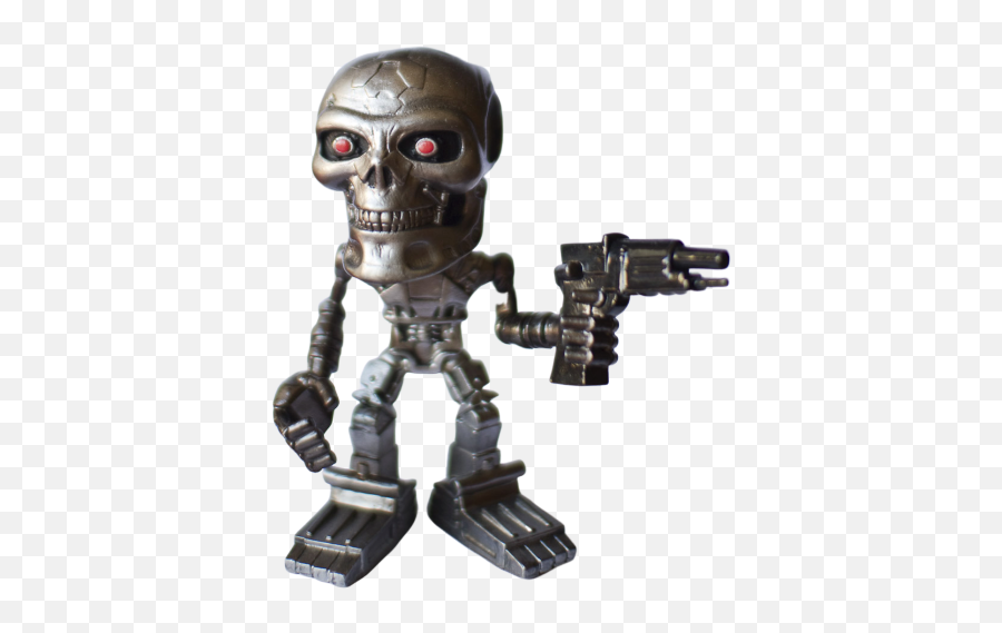 Free Small Terminator Skeleton Transparent Image Png - Free Small Terminator,Terminator Face Png