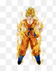 Yung 1 Goku Possibly - Hype Demon Super Saiyan Goku Drawing Png,Super Saiyan Aura Png
