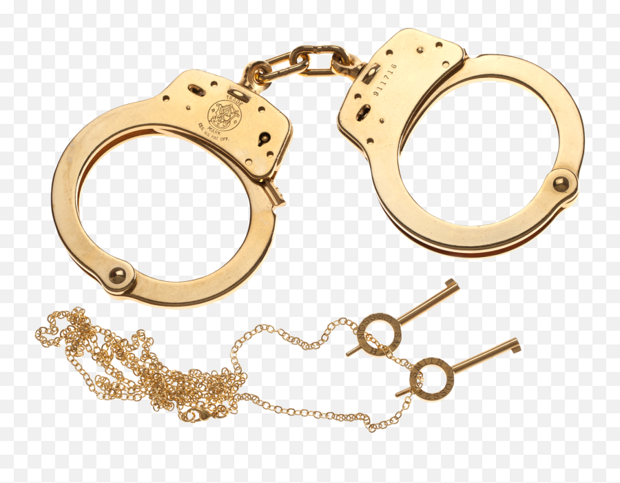 Kiki De Montparnasse Regulation - Gold Handcuffs Transparent Background Png,Handcuffs Png
