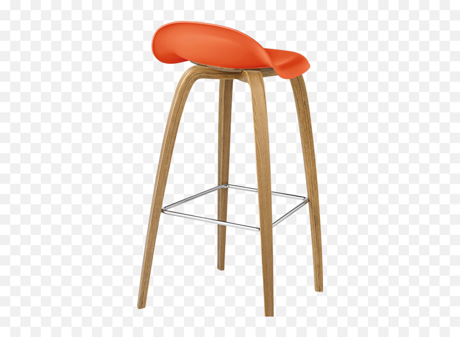 Gubi Barstool 3d Vliving - 3d Counter Stool Un Upholstered 65 Cm Wood Base Png,Stool Png