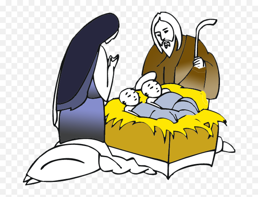 Library Of Baby Jesus Png Transparent Stock Sillouette - Christmas Coloring Pages,Manger Png
