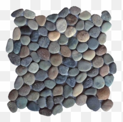 Natural River Rock Pebble Tile - Pebble Png,Pebbles Png