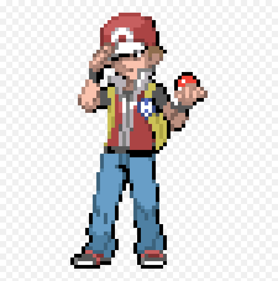 Pixilart Pokemon Trainer Red Sprite Pokemon Origins Pokemon Trainer Red Sprite Hgss Png Pokemon Red Png Free Transparent Png Images Pngaaa Com