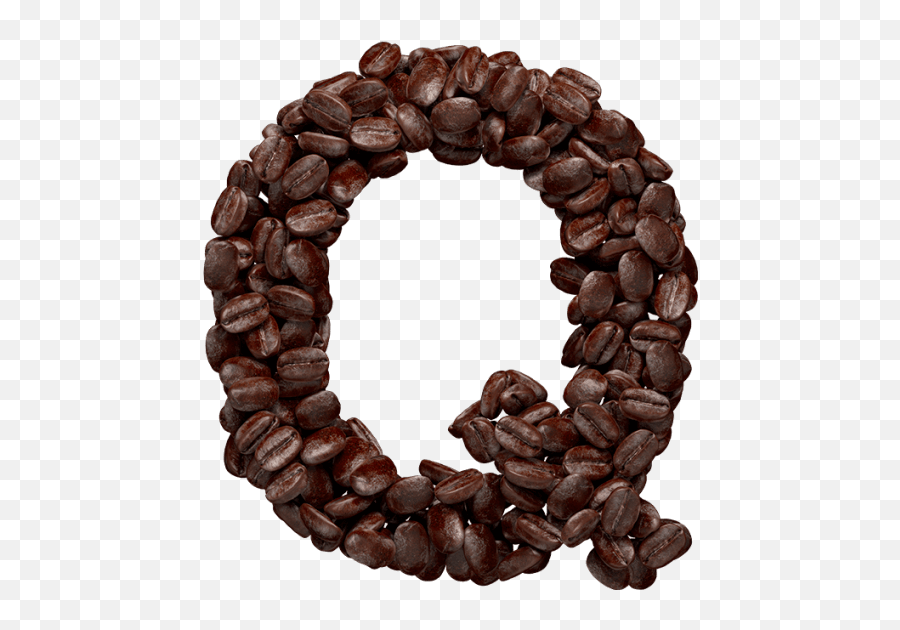 Buy Coffee Beans Font To Wake Your Ideas And Inspiration Up - Coffee Bean Letters Png,Coffee Beans Transparent Background