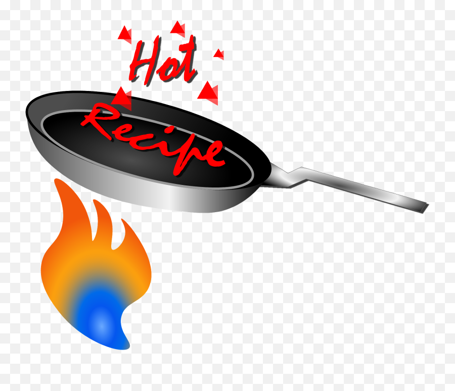 Graphics And Fiction Hot Recipe Frying Pan Clipart Png - Hot Frying Clipart Png,Pan Png