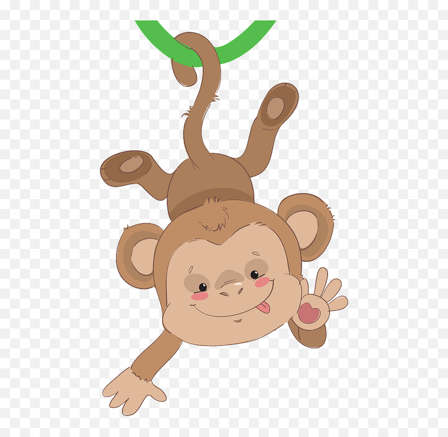 Monkey Hanging By Tail Clipart Free Download Transparent - Clip Art Png,Hanging Png