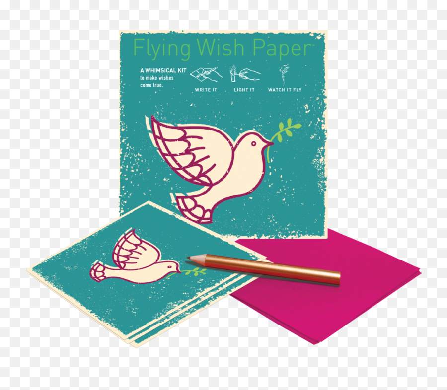 Peace Dove Mini Kit U2014 Flying Wish Paper Png Guts
